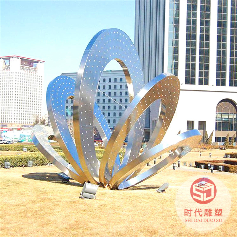 不銹鋼雕塑廠(chǎng)家定制商場(chǎng)廣場(chǎng)校園林大型地產(chǎn)鏡面現(xiàn)代抽象創(chuàng)意雕塑