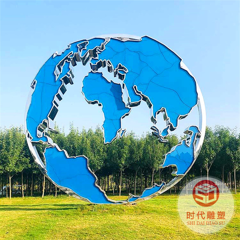 不銹鋼雕塑定制戶(hù)外園林學(xué)校房地產(chǎn)大型景觀(guān)地標(biāo)流水鏡面抽象雕塑
