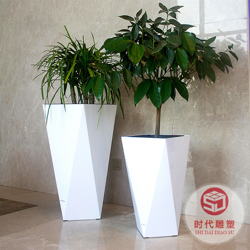 廠家定制樹(shù)池模型室外組合大花盆美陳移動(dòng)花壇商場(chǎng)戶外玻璃鋼花盆