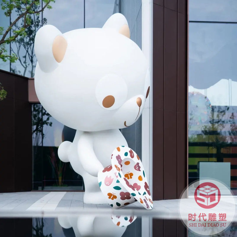 簡約招財(cái)迎賓人雕塑彎腰鞠躬行禮玻璃鋼人餐廳酒店KTV 裝飾品擺件