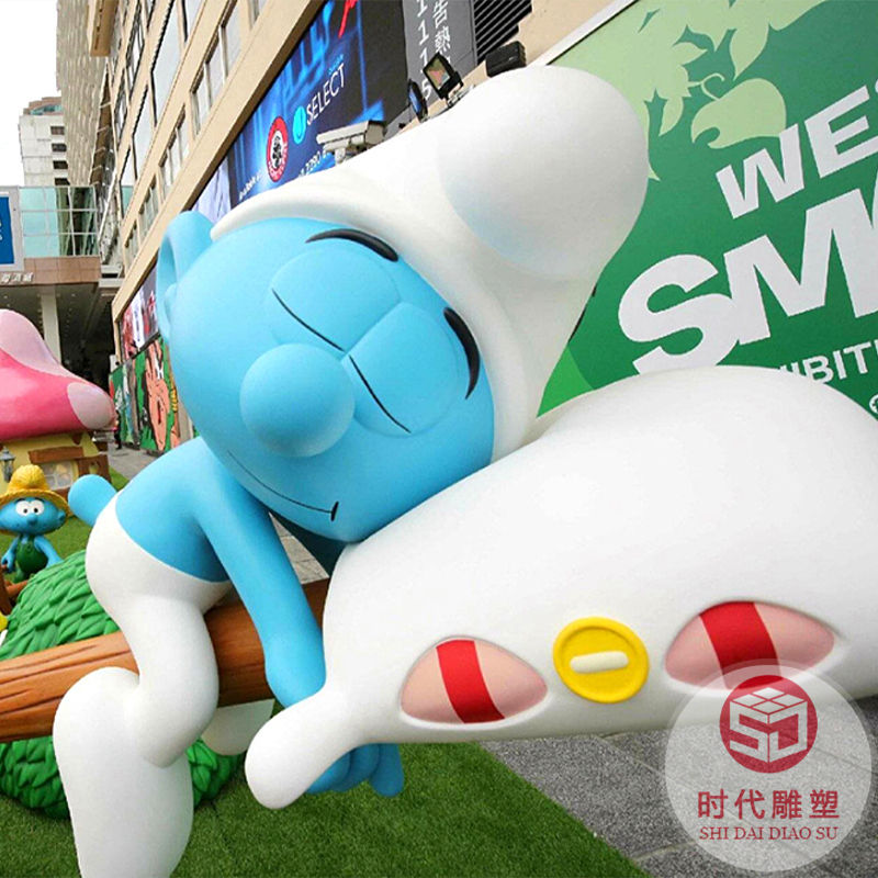 大型戶(hù)外玻璃鋼雕塑定制卡通游樂(lè)場(chǎng)校園標(biāo)識(shí)紅色公園裝飾廣場(chǎng)擺件