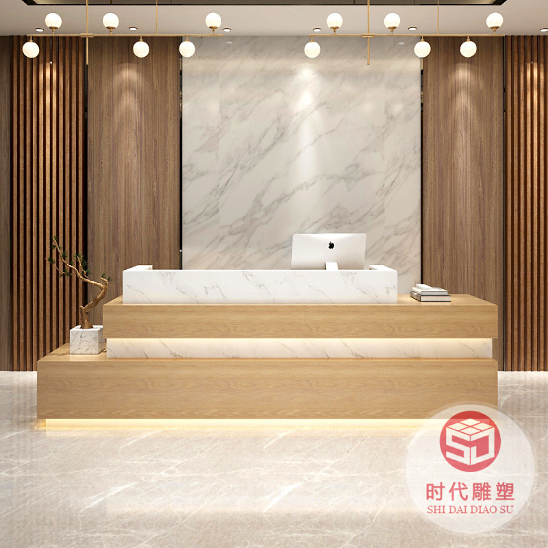 玻璃鋼前臺(tái)定制公司美容院接待臺(tái)醫(yī)院烤漆導(dǎo)醫(yī)臺(tái)異形簡(jiǎn)約收銀前臺(tái)