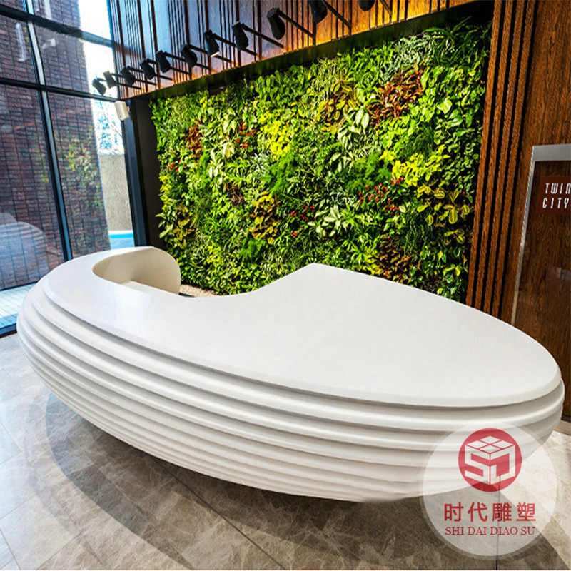 定制玻璃鋼前臺展廳商品展示臺售樓處地產(chǎn)展廳樓盤源頭廠家批發(fā)