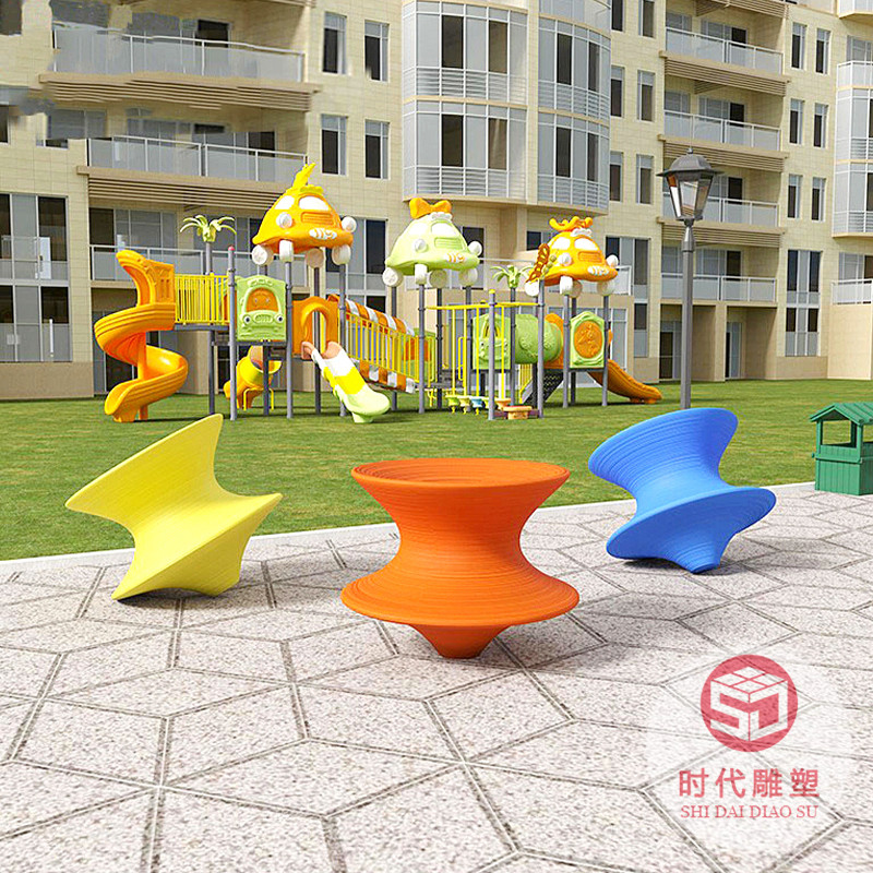 玻璃鋼椅休閑椅環(huán)形座椅商場(chǎng)美陳休閑椅子創(chuàng)意木紋椅公園休息長(zhǎng)椅