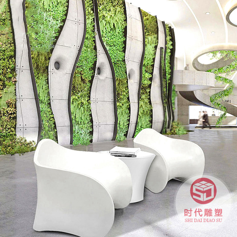 玻璃鋼座椅鵝卵石公共兒童休息坐凳商場(chǎng)美陳戶外等候休閑座椅定制