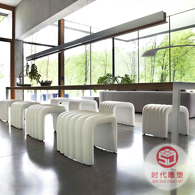 玻璃鋼商場(chǎng)休閑座椅創(chuàng)意字母坐凳休息等候區(qū)椅子藝術(shù)卡通兒童凳子