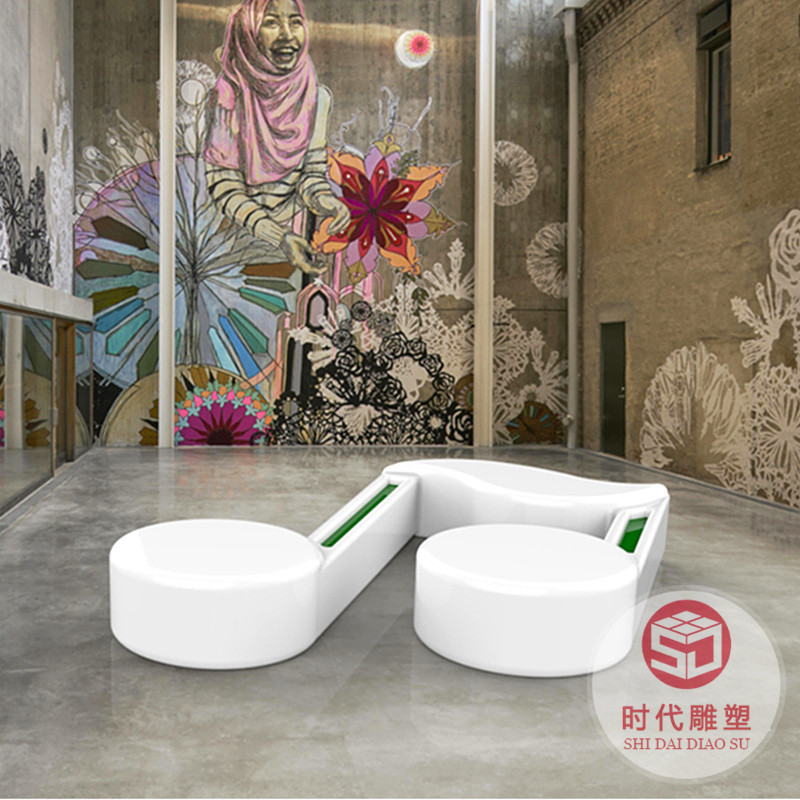 玻璃鋼座椅商場(chǎng)拼接組合花盆坐凳美陳戶外公共創(chuàng)意花瓣休閑椅定制