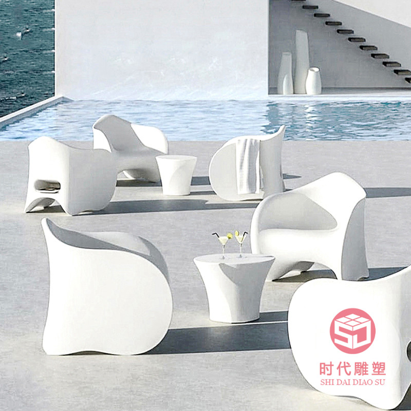 玻璃鋼戶外商場(chǎng)大型擺件創(chuàng)意恐龍卡通動(dòng)物休閑座椅兒童凳雕塑公園