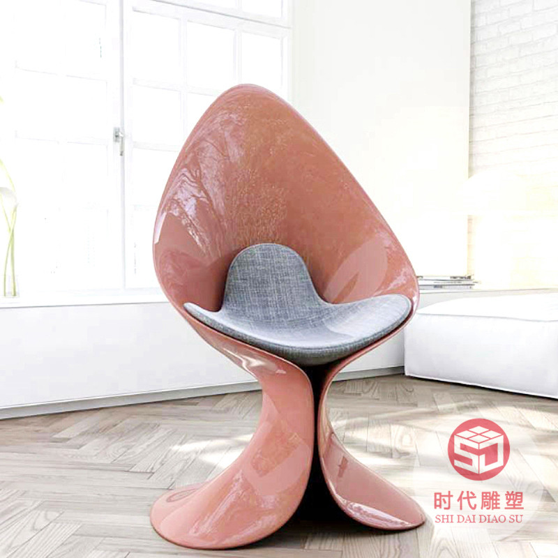 玻璃鋼休閑椅商場(chǎng)等候座椅商業(yè)街創(chuàng)意美陳鵝卵石坐凳戶外園區(qū)椅子